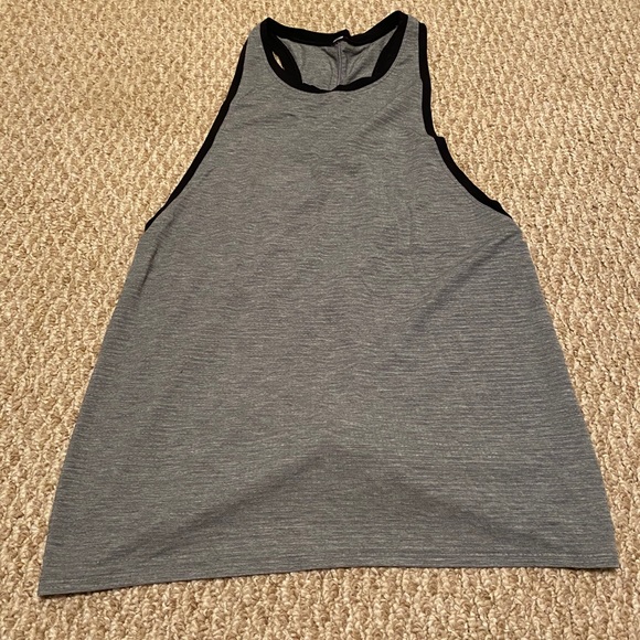 Lululemon grey All Tied Up tank
